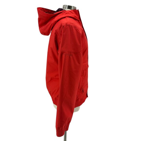 Burton Womens Large Jacket DryRide WMS Tabloid Hooded Zipper Ski Snowboard Coral - Picture 6 of 15